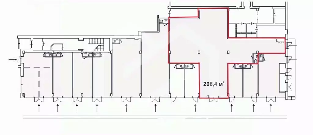Торговая площадь в Москва Коровинское ш., 1А (208 м) - Фото 2