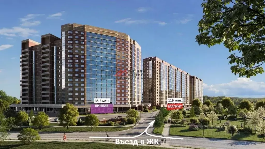Торговая площадь в Московская область, Домодедово Востряково мкр, ... - Фото 2