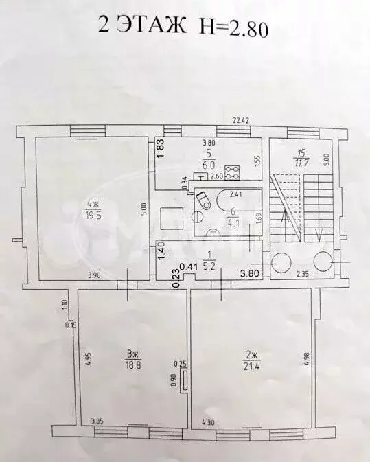 3-к. квартира, 75 м, 2/3 эт. - Фото 0