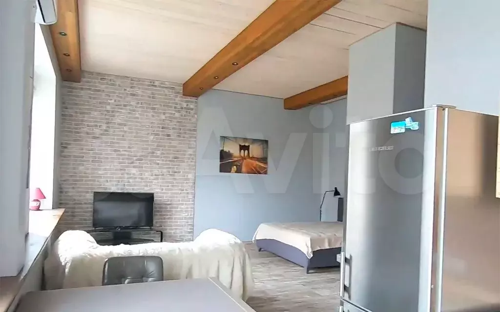 Квартира-студия, 39 м, 1/3 эт. - Фото 1