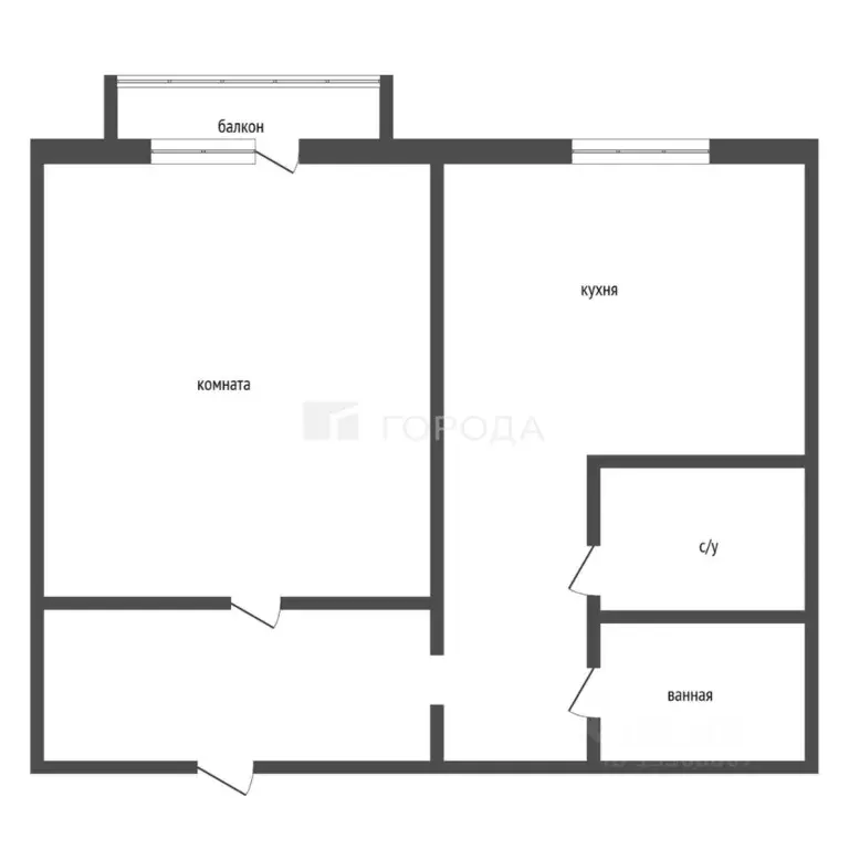 1-к кв. Кемеровская область, Новокузнецк просп. Советской Армии, 56 ... - Фото 2