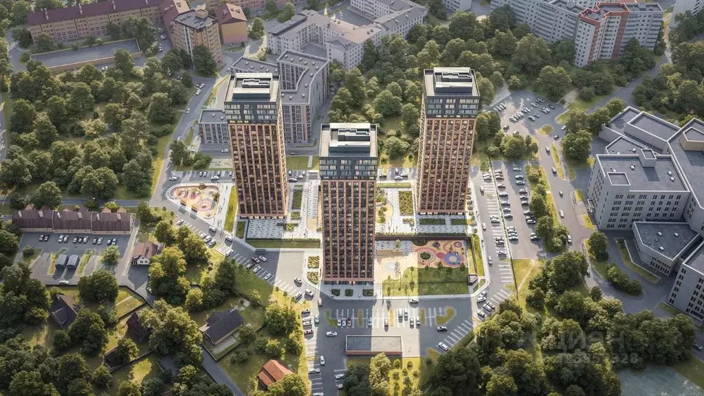 2-к кв. Нижегородская область, Нижний Новгород KM Печерский жилой ... - Фото 2