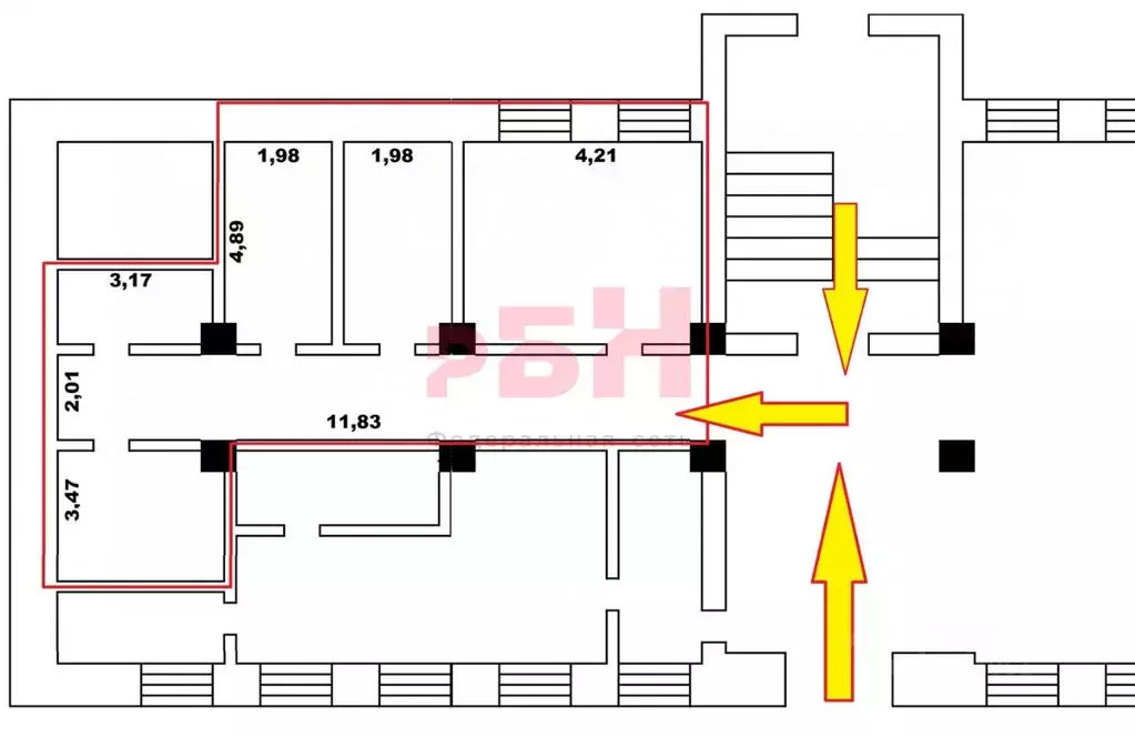 Офис в Свердловская область, Екатеринбург ул. Альпинистов, 57Ш (83 м) - Фото 2