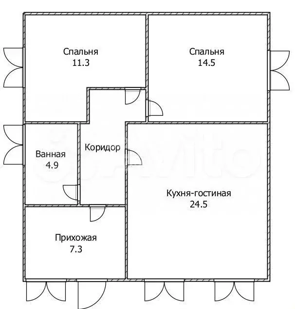 Дом 100 м на участке 22,8 сот. - Фото 0