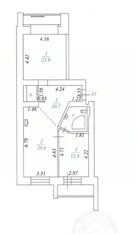 2-к кв. Ханты-Мансийский АО, Сургут Университетская ул., 29 (74.4 м) - Фото 1