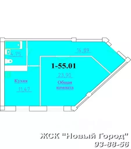 1-к кв. Дагестан, Махачкала ул. Шелковая, 18 (55.0 м) - Фото 0