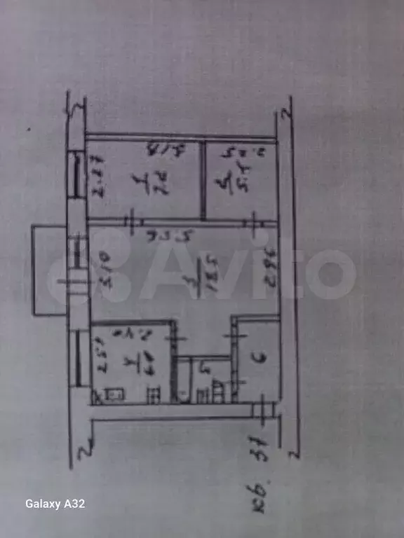 2-к. квартира, 43 м, 5/5 эт. - Фото 0