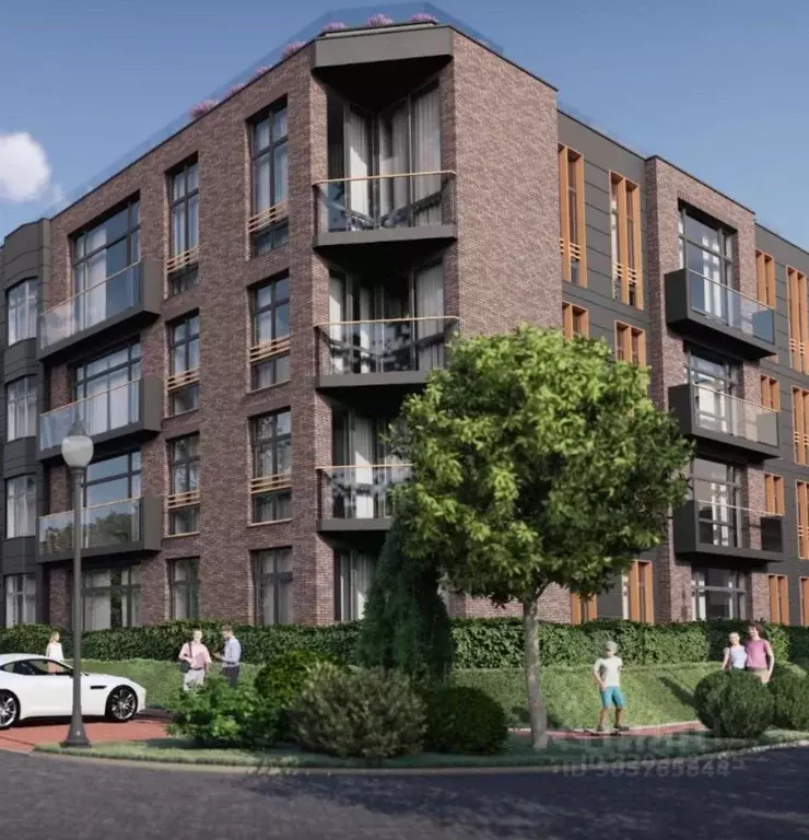 1-к кв. Калининградская область, Калининград Курортная ул., 49 (69.0 ... - Фото 2