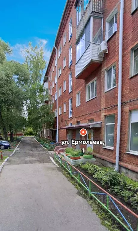 1-к кв. Омская область, Омск ул. Ермолаева, 1 (30.4 м) - Фото 2