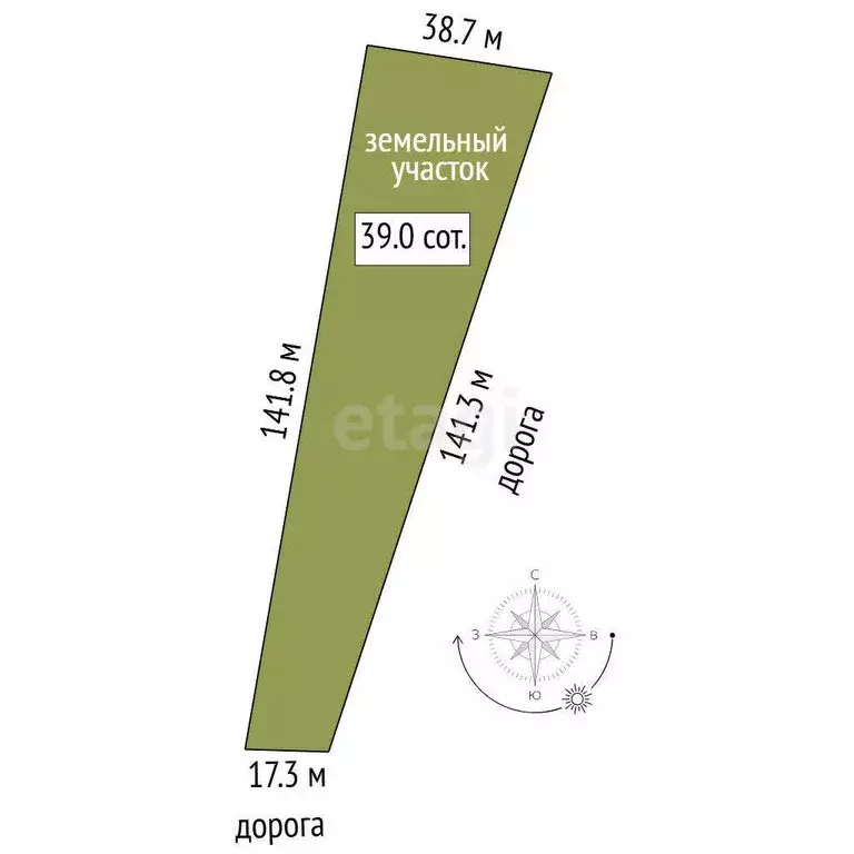 Участок в Тюмень, ДНП Звенящие Кедры Тюмени (39.04 м) - Фото 1