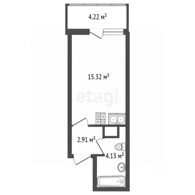 Студия Ленинградская область, Кудрово г. Всеволожский район, Заневское ... - Фото 2