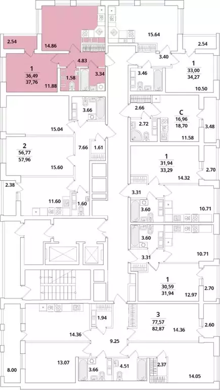 1-к кв. Санкт-Петербург Кубинская ул., 82к3с1 (38.4 м) - Фото 1