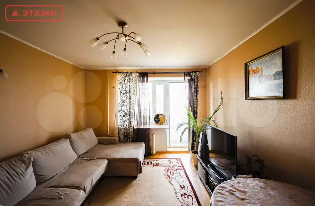 3-к. квартира, 59,9 м, 4/5 эт. - Фото 1