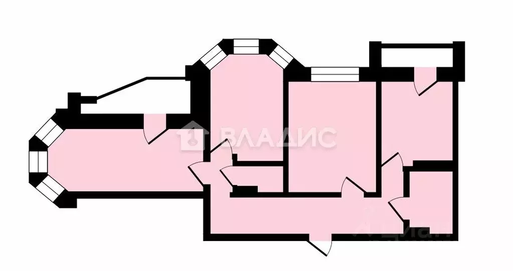 3-к кв. Владимирская область, Владимир Студенческая ул., 16Г (78.1 м) - Фото 2