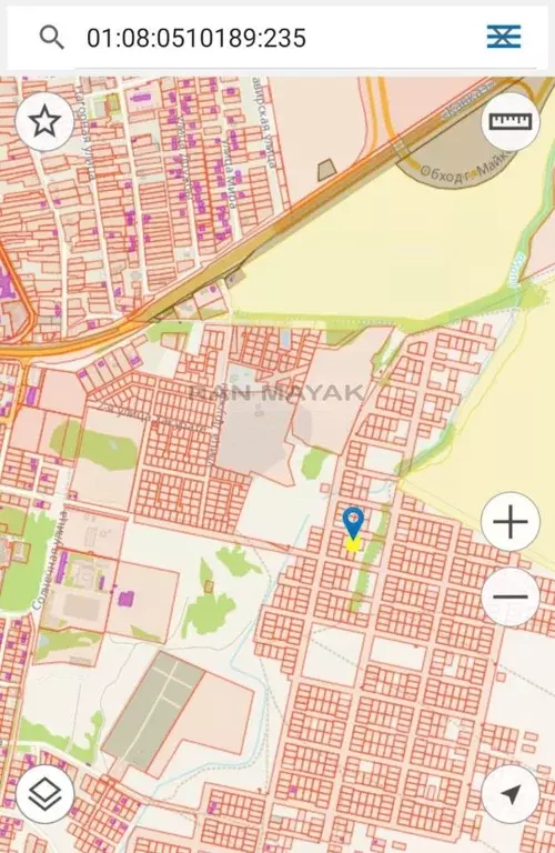 Участок в Адыгея, Майкоп ул. Вербная, 1В (7.79 сот.) - Фото 0