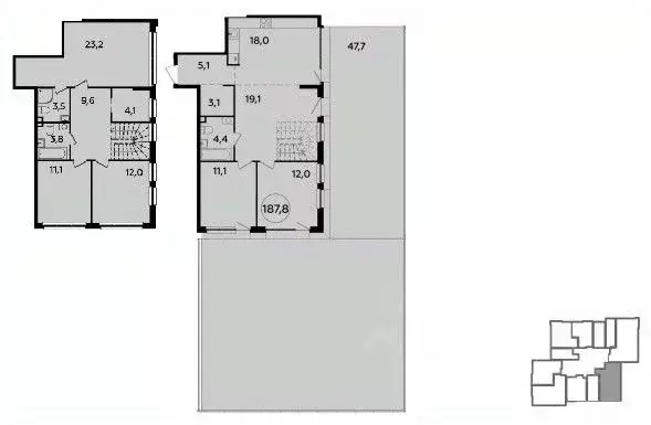 5-к кв. Москва Бартеневская ул., 16 (187.8 м) - Фото 0