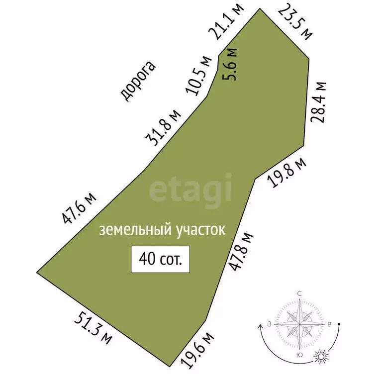 Участок в Ялта, улица Блюхера (40 м) - Фото 1