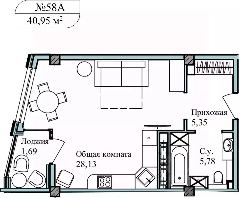 1-к кв. Севастополь ул. Летчиков, 10 (43.2 м) - Фото 0