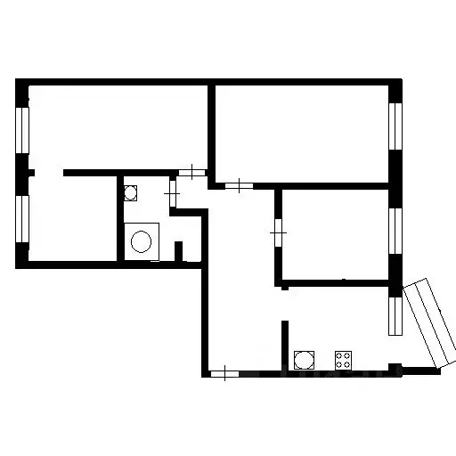 4-к кв. Ханты-Мансийский АО, Сургут Быстринская ул., 20/2 (86.1 м) - Фото 0