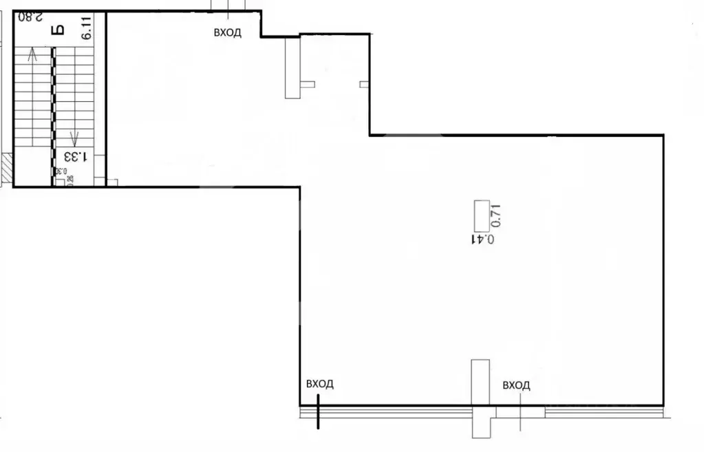 Помещение свободного назначения в Москва ул. Обручева, 55А (344 м) - Фото 2
