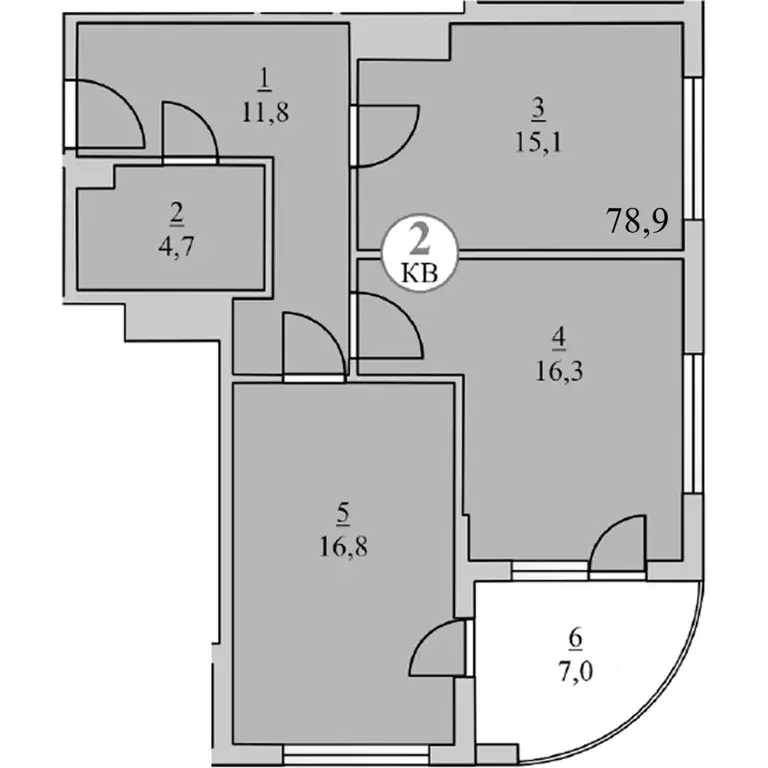 2-к кв. Крым, Ялта ул. Щорса, 10В (78.9 м) - Фото 2