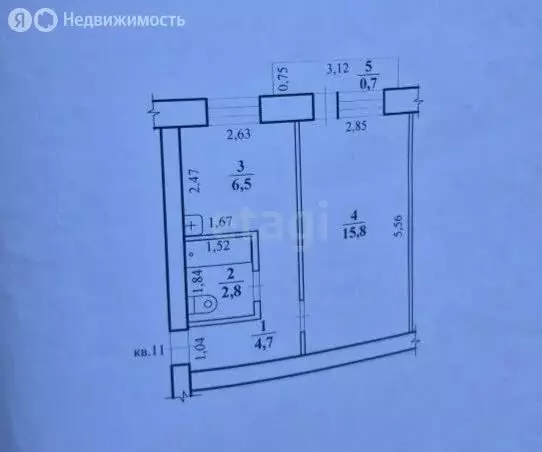 1-комнатная квартира: Нерчинск, квартал Студгородок, 3 (31.1 м) - Фото 1
