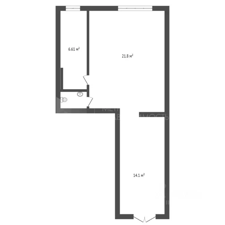 Помещение свободного назначения в Тюменская область, Тюмень ул. ... - Фото 2