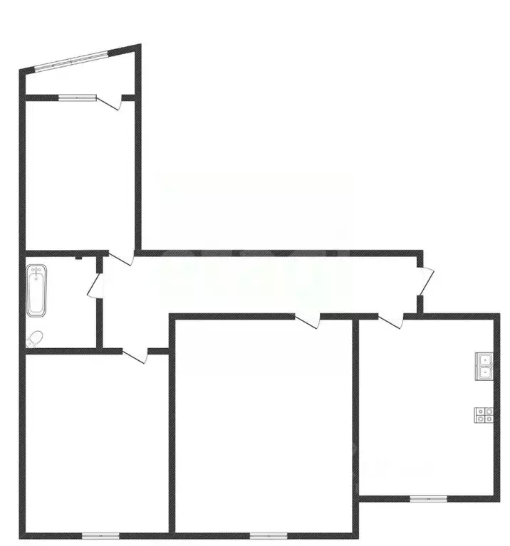 3-к кв. Алтайский край, Бийск пер. Владимира Мартьянова, 45 (64.2 м) - Фото 2