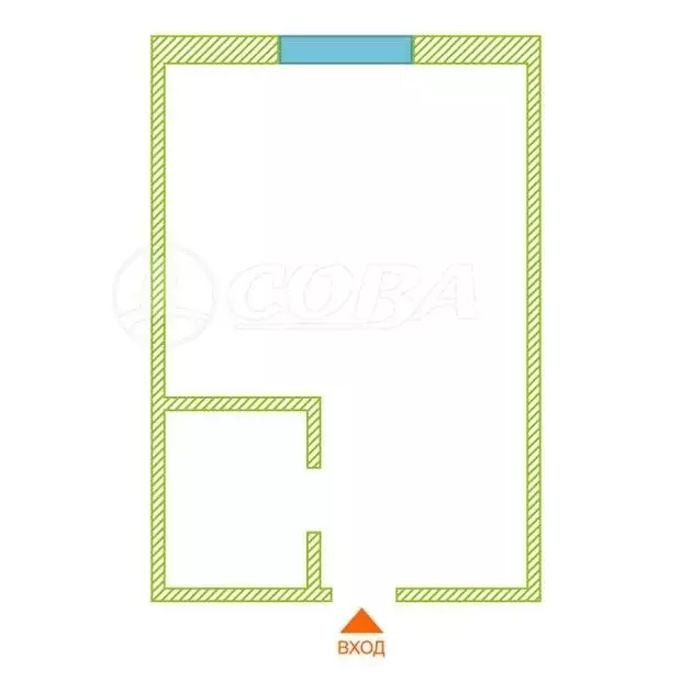 1к в -комнатной квартире (12.8 м) - Фото 1