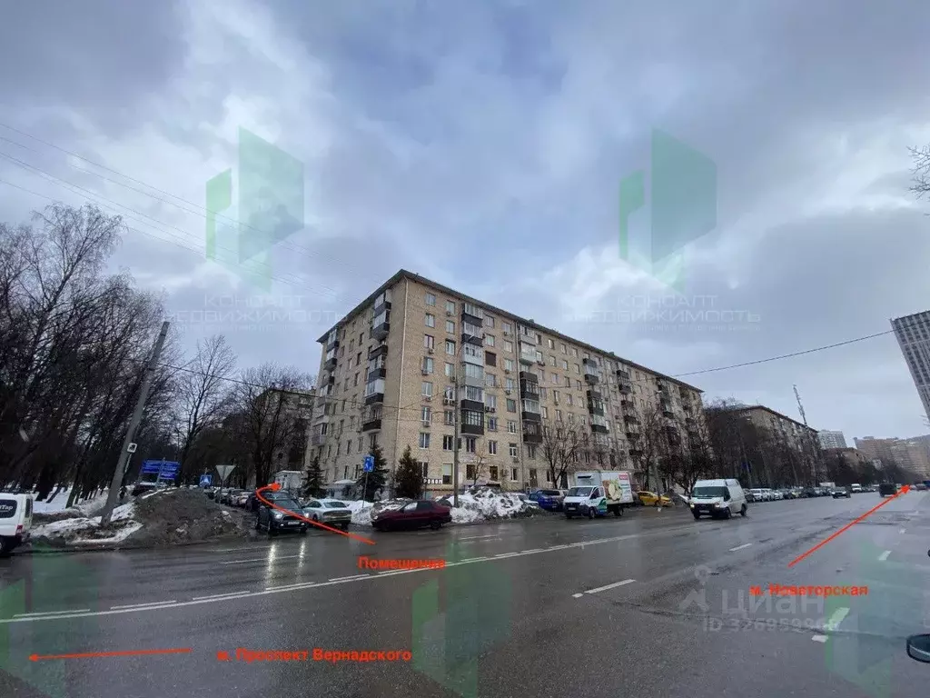 Помещение свободного назначения в Москва ул. Кравченко, 4К1 (99 м) - Фото 1