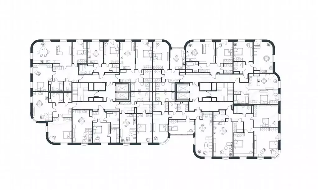 1-к. квартира, 63,1 м, 2/7 эт. - Фото 1