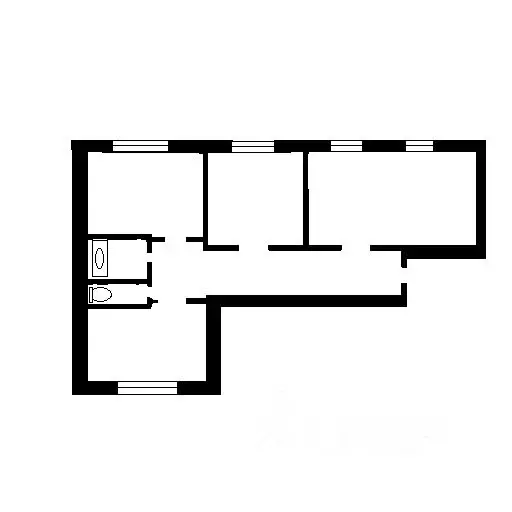 3-к кв. Санкт-Петербург Камышовая ул., 3К1 (80.0 м) - Фото 1