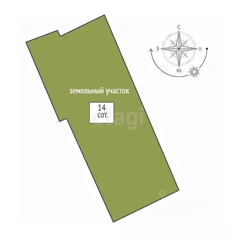 Участок в Свердловская область, Горноуральский муниципальный округ, с. ... - Фото 2