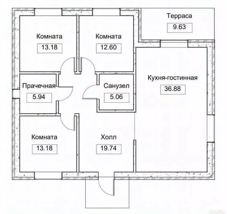 Дом в Брянская область, Брянск Крестьянская ул. (117 м) - Фото 1