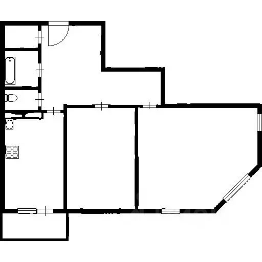 2-к кв. Воронежская область, Воронеж наб. Максима Горького, 49Б (72.7 ... - Фото 2