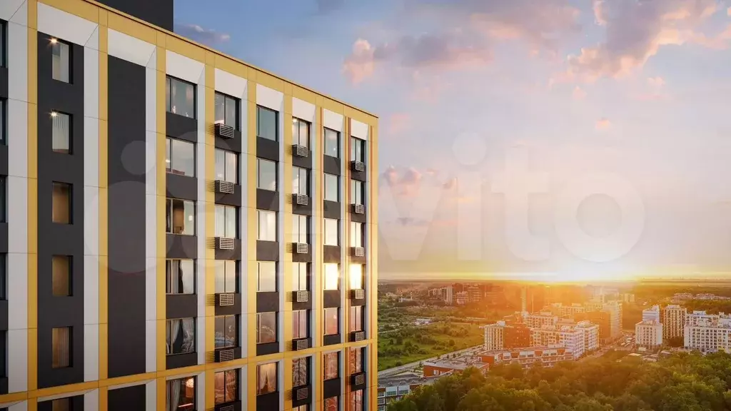 Квартира-студия, 29,5 м, 10/15 эт. - Фото 1