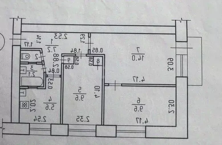 3-к кв. Удмуртия, Ижевск ул. 9 Января, 235 (50.8 м) - Фото 0