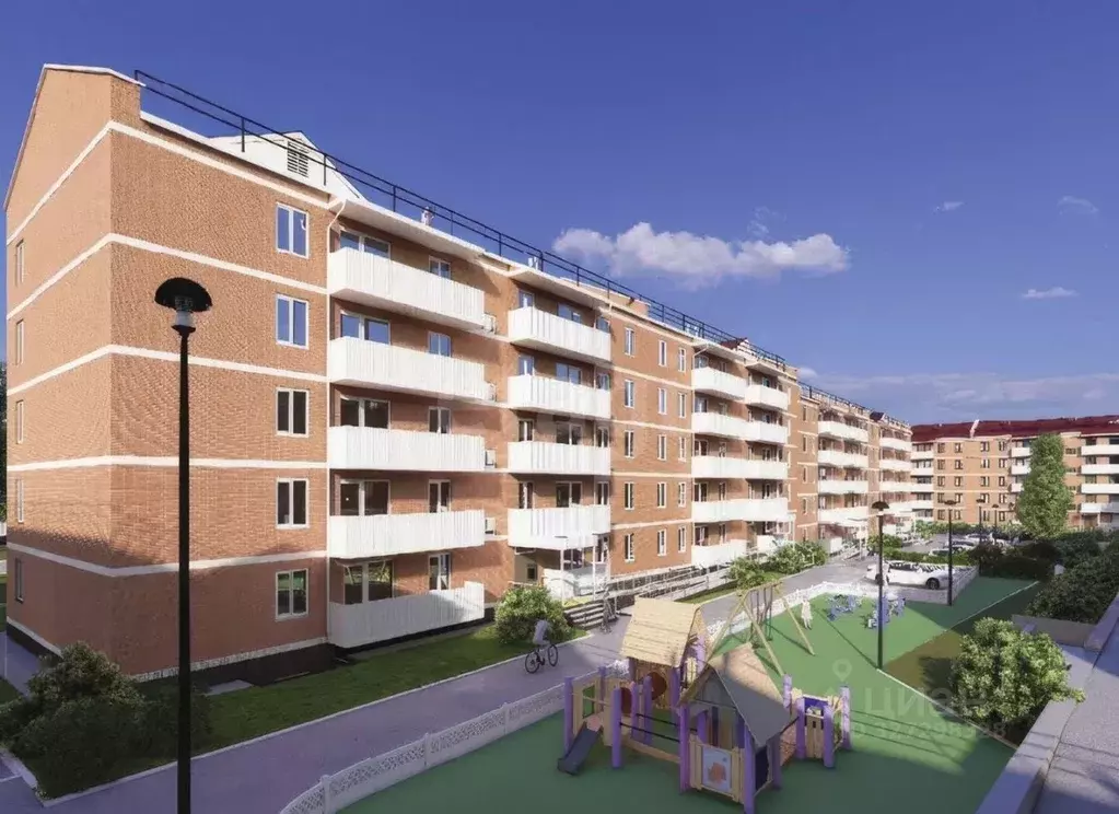 2-к кв. Бурятия, Улан-Удэ 115-й мкр, Удачный жилой комплекс (68.97 м) - Фото 1