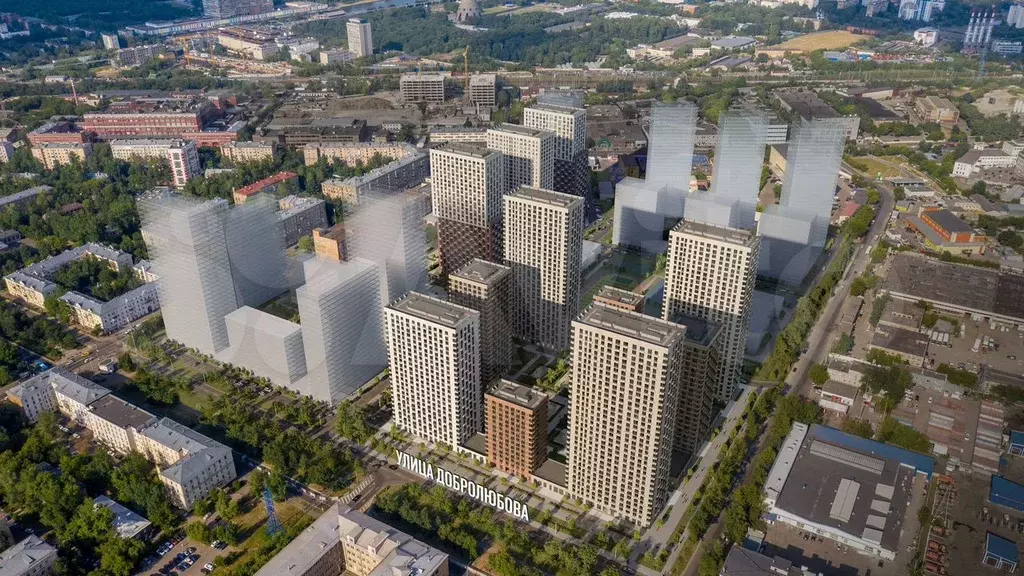 2-к. квартира, 45,6 м, 19/33 эт. - Фото 1