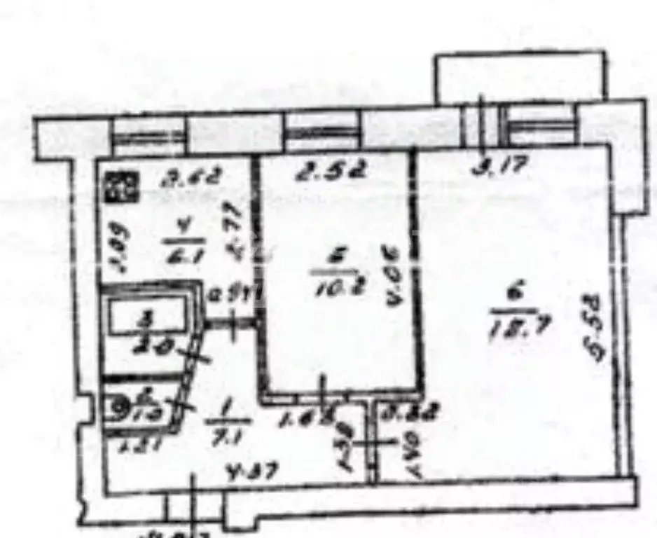 2-к кв. Кировская область, Киров ул. Дзержинского, 64 (45.1 м) - Фото 1