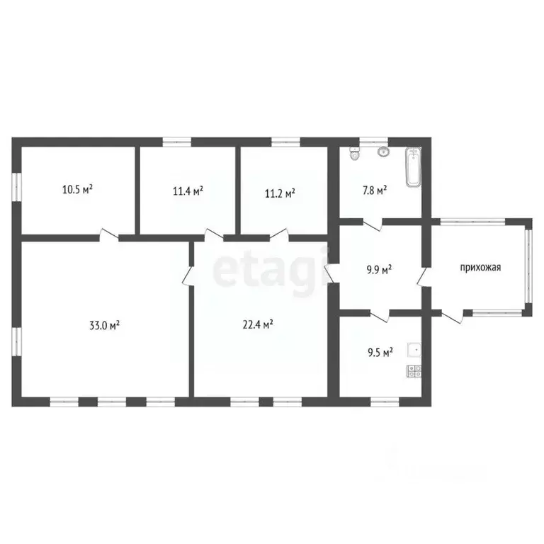 Дом в Воронежская область, Семилуки ул. Новоселов, 21 (147 м) - Фото 1