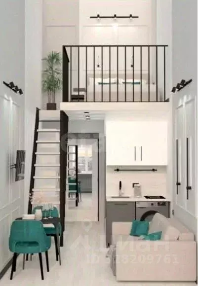 Студия Санкт-Петербург Таллинская ул., 7 (20.11 м) - Фото 1