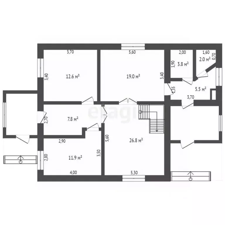 Дом в Брянская область, Выгоничи рп ул. Спортивная (173 м) - Фото 1