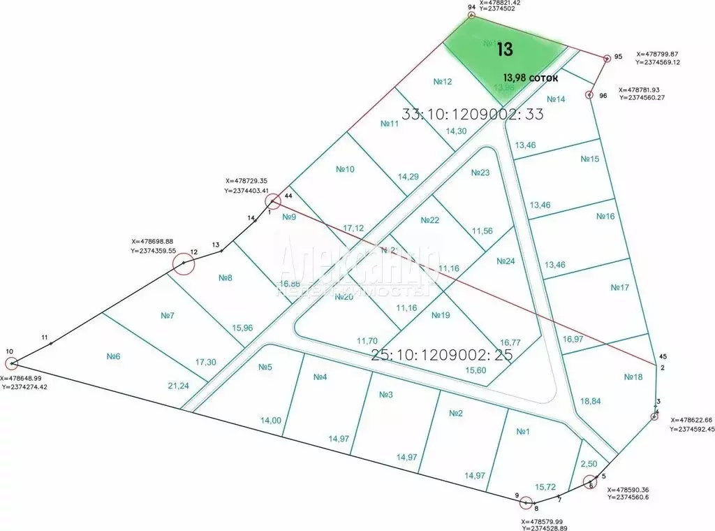 Участок в Пашское сельское поселение (13.98 м) - Фото 2