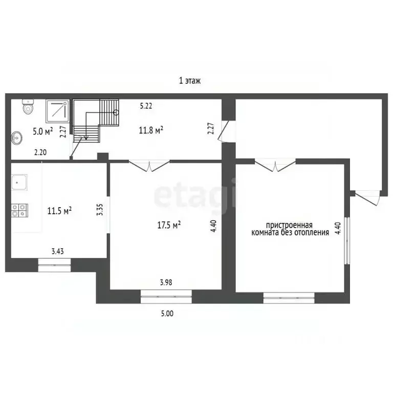 Таунхаус в Вологодская область, д. Марфино ул. Молодежная, 7 (109 м) - Фото 1