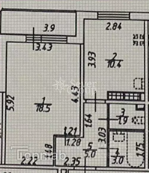 1-к кв. Ленинградская область, Всеволожский район, Заневское городское ... - Фото 2