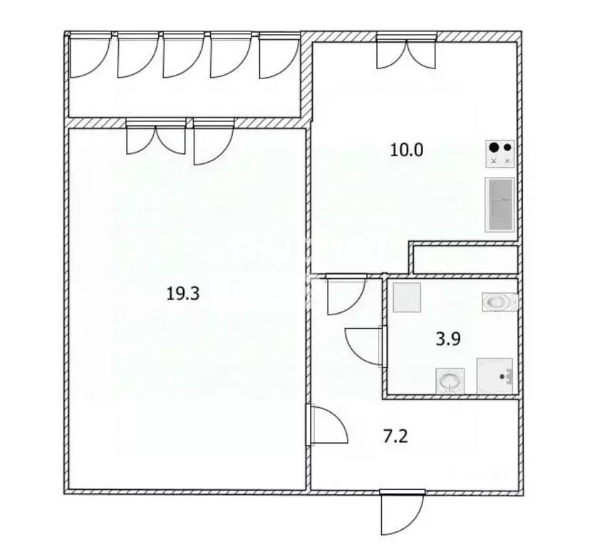 1-к кв. Ульяновская область, Ульяновск бул. Архитекторов, 8 (40.2 м) - Фото 1