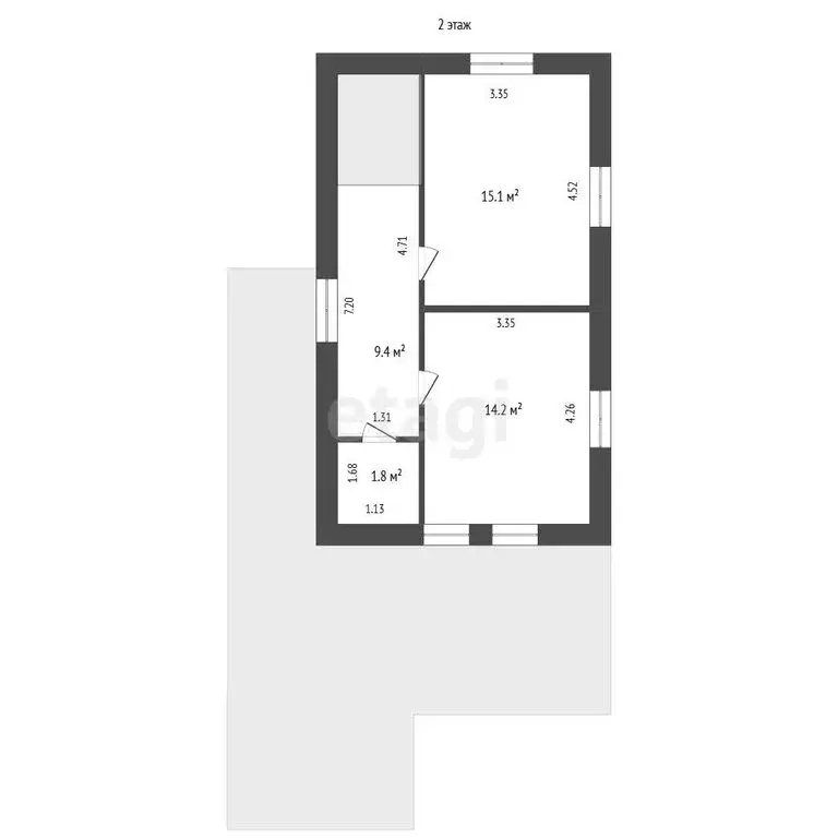 Дом в деревня Патрушева, Трактовая улица (156.8 м) - Фото 2
