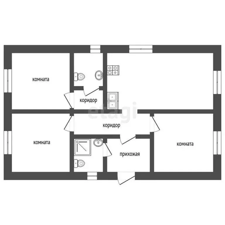 Дом в Ялуторовск, Пионерская улица (81.69 м) - Фото 1