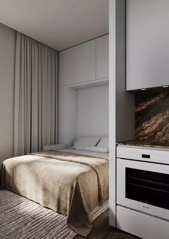 Студия Москва Садовая-Спасская ул., 19к3 (21.2 м) - Фото 2